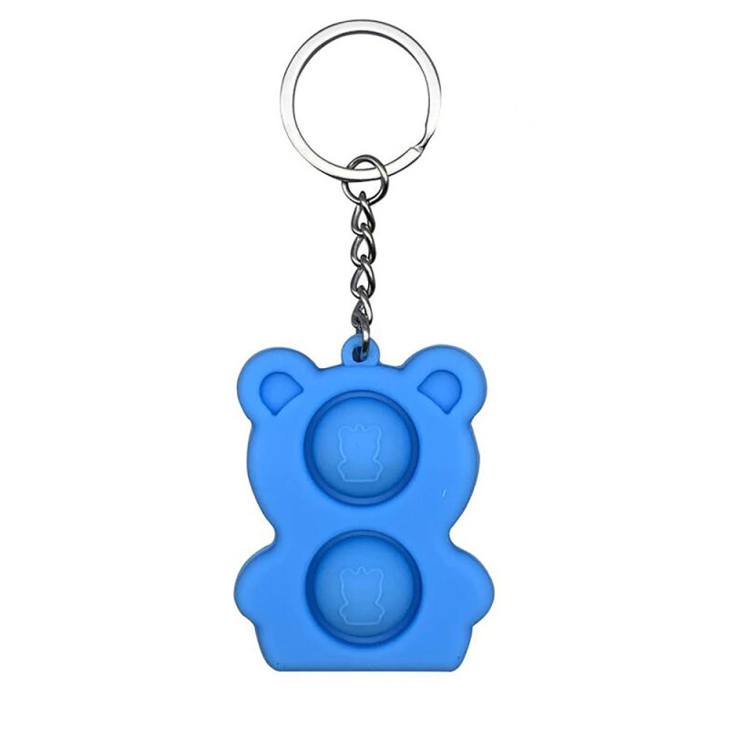 Брелок Pop It Ведмедик (blue) Брелок Pop It Ведмедик (blue)